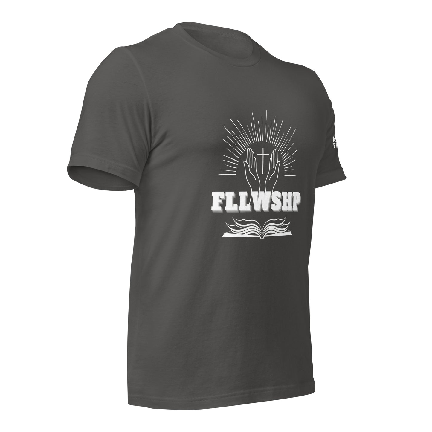 FLLWSHP T-shirt (white print)