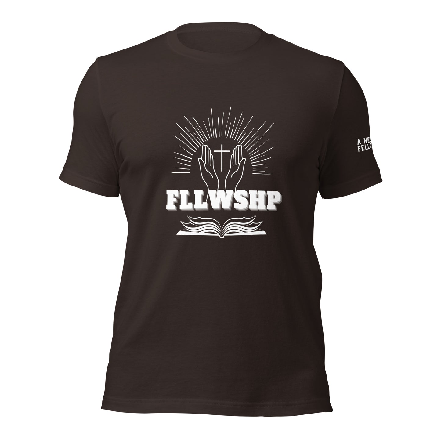 FLLWSHP T-shirt (white print)
