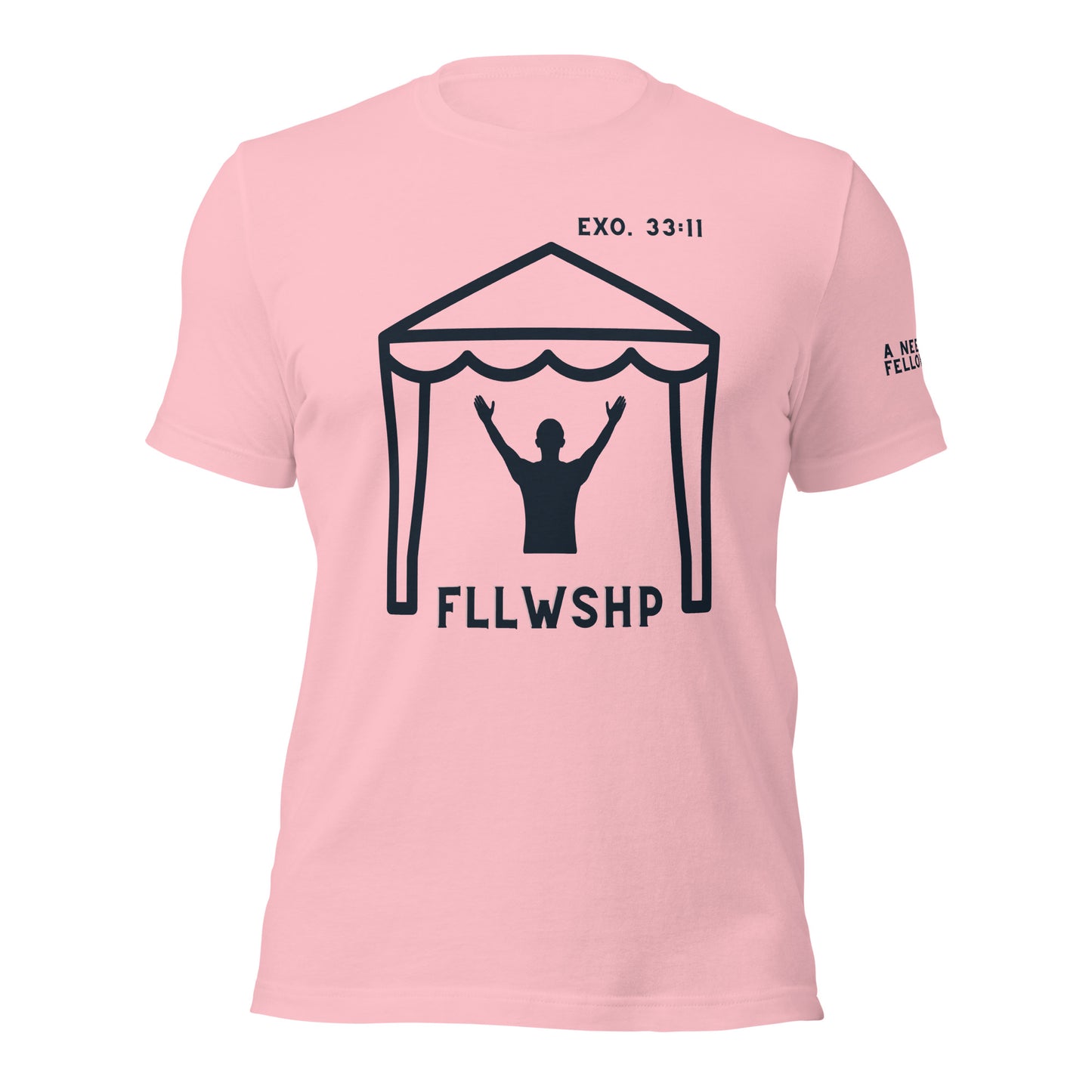 FLLWSHP w/God T-shirt (black print)